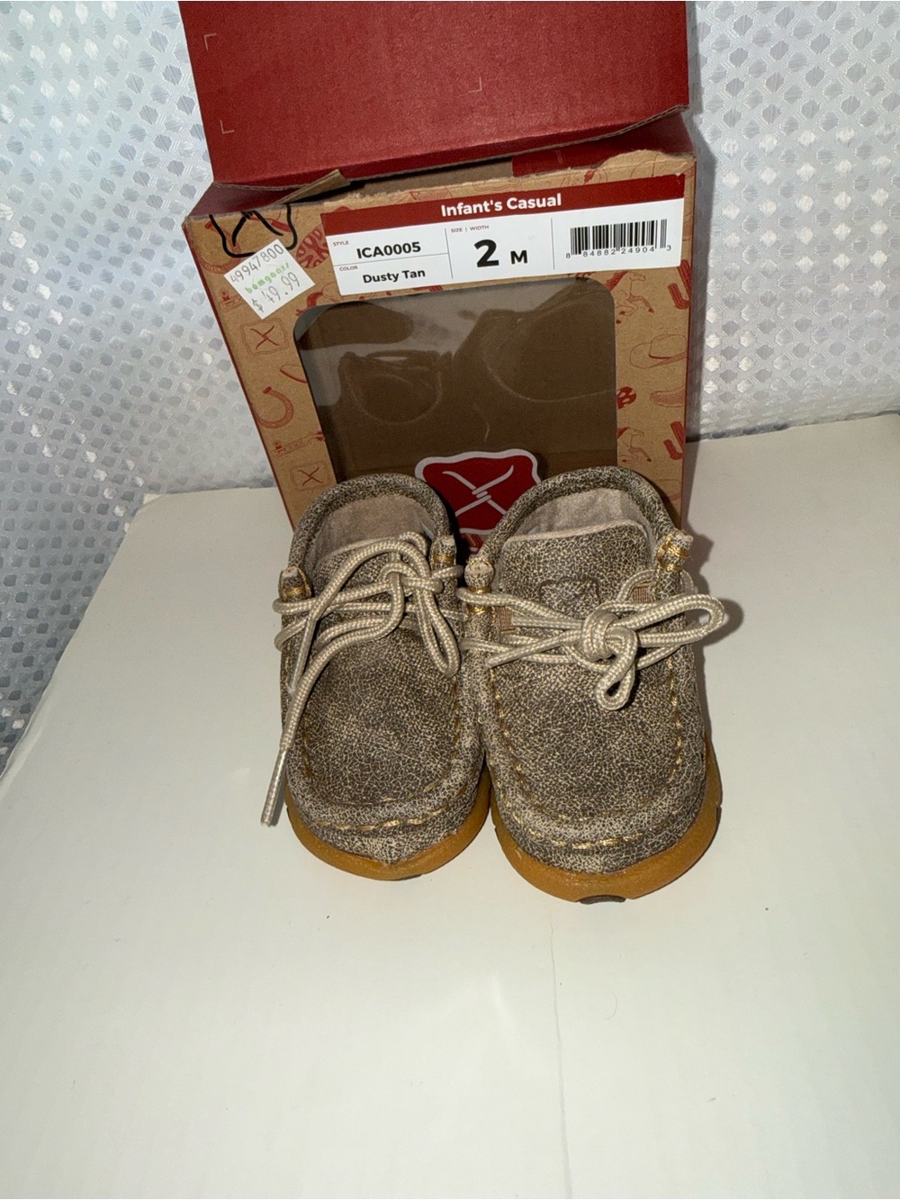 Infant's Casual Shoes Dusty Tan Size 2 M